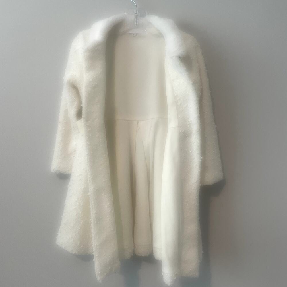 Christmas Holiday Sparkle Tulle Dress with Matching Coat Sz 4T - Picture 10 of 13